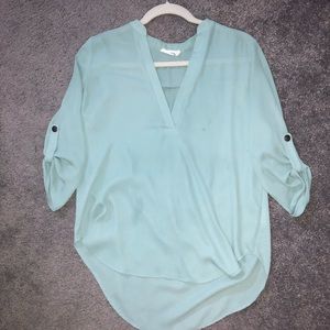 Teal Blouse